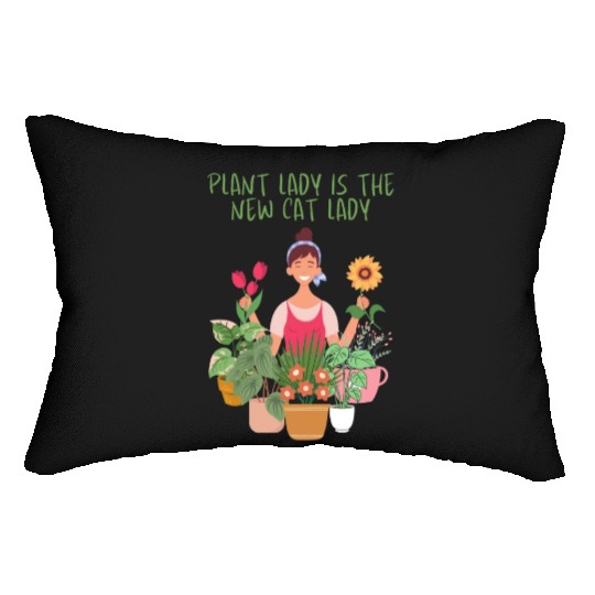 Plant Lady is The New Cat Lady Lumbar Pillows