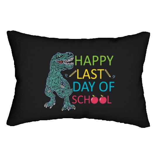 Last Day Of School Teacher Student Graduation Lumbar Pillows