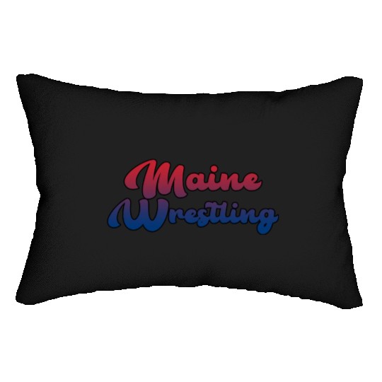 Maine Wrestling Lumbar Pillows