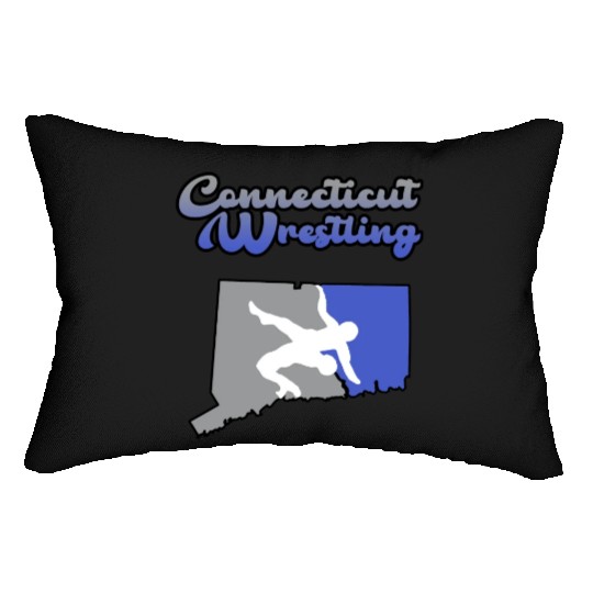 Connecticut Wrestling Lumbar Pillows