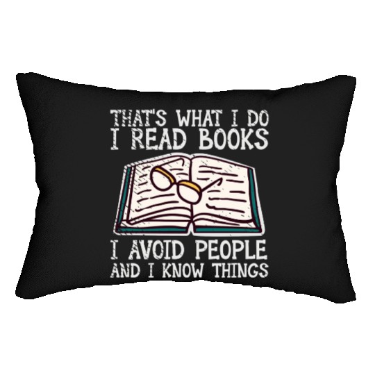 Book Lover Literature Book Reading Novels Lumbar Pillows