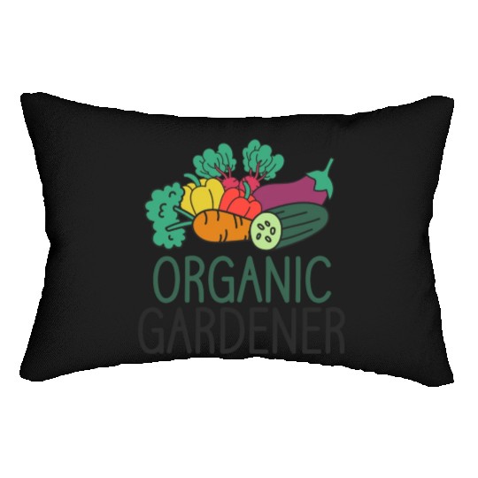 Gardener Plant Enthusiast Organic Plants Lumbar Pillows