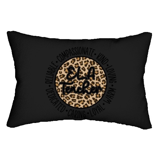 English Language Arts ELA Teacher Appreciation Lumbar Pillows