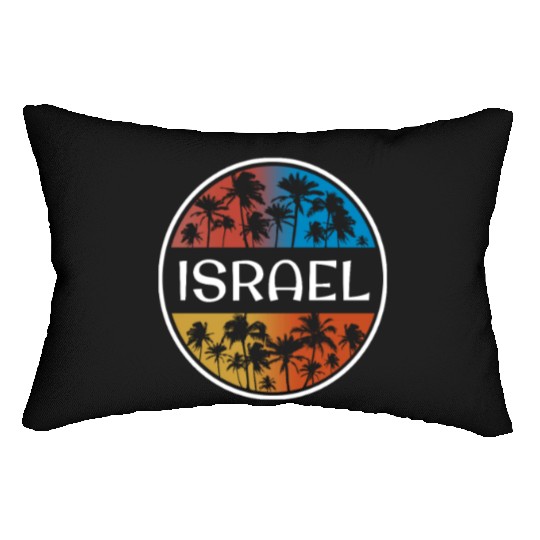 Israel Stylish Vacation Souvenir Palm Tree Lumbar Pillows