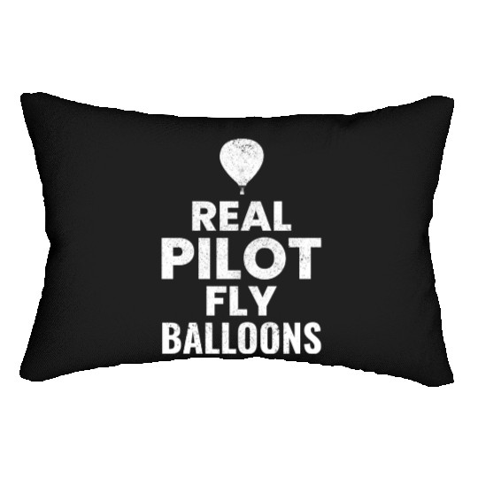 Hot Air Ballooning Hopper Balloon Dad Balloonist Lumbar Pillows