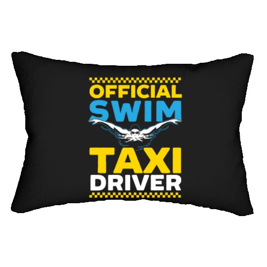 Official Swim Taxi Driver Taxi Taxicab Cab Driver Lumbar Pillows