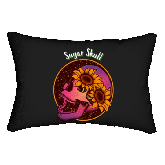 Sugar Skull Lumbar Pillows