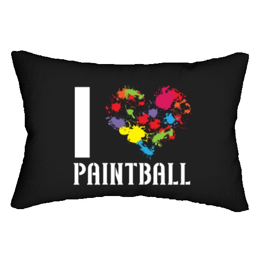 Paintball Paint Gun Paintball Player Paintballer Lumbar Pillows