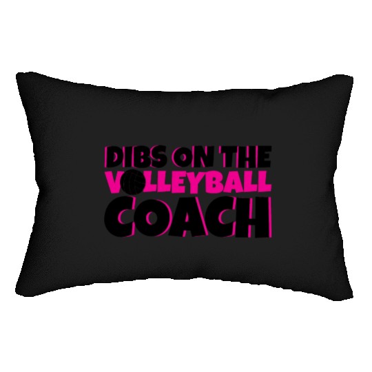 Dibs On The Volleyball Coach 4 Lumbar Pillows