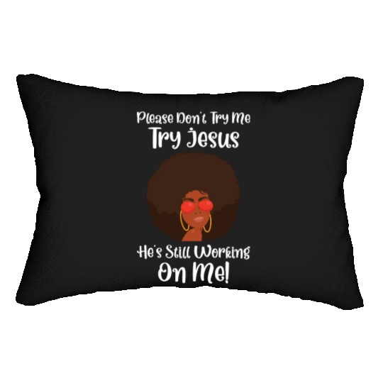Afro Black Girl Pride Afro Girl Afrocentric Melani Lumbar Pillows