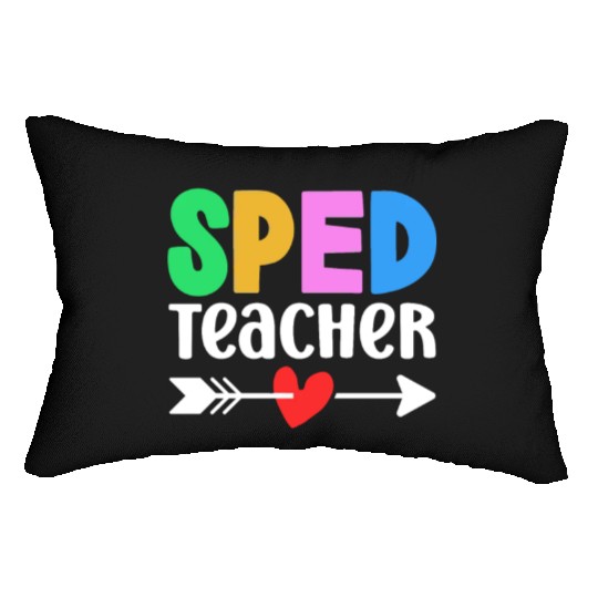 Sped Teacher Special Education Cute Awareness Lumbar Pillows