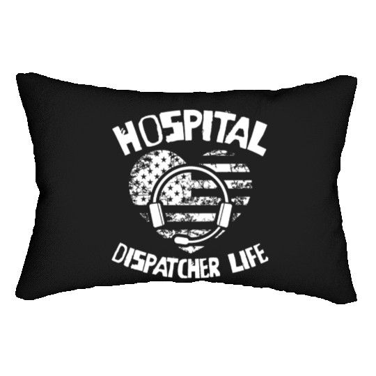 Dispatcher Us Flag Lumbar Pillows