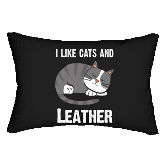 I Like Cats And The Skin - I Love Cats Lumbar Pillows