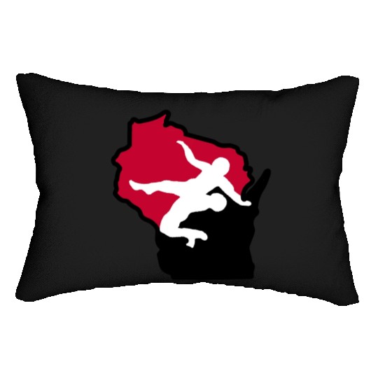 Wisconsin Wrestling Lumbar Pillows