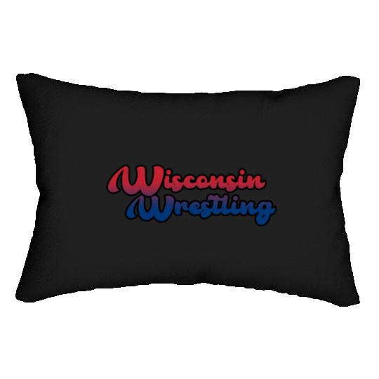 Wisconsin Wrestling Lumbar Pillows