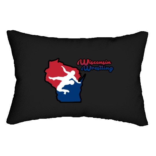 Wisconsin Wrestling Lumbar Pillows
