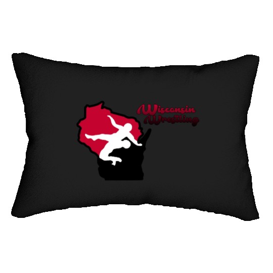 Wisconsin Wrestling Lumbar Pillows