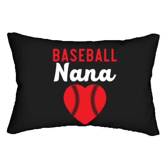 Baseball Nana Baseball Grandma Baseball Fan Lumbar Pillows