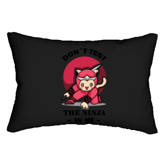 Karate Ninja Cat Kung Fu Lumbar Pillows
