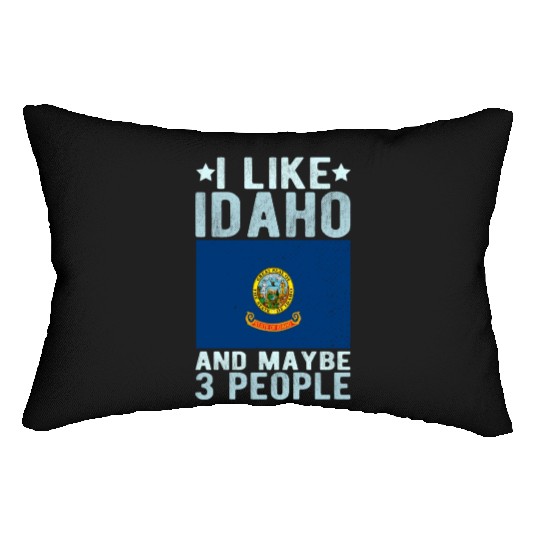 Idaho Flag US State Lumbar Pillows