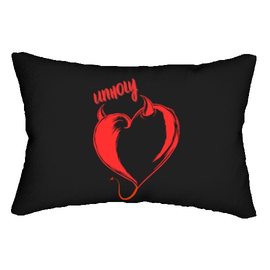 Unholy The Devil Lumbar Pillows