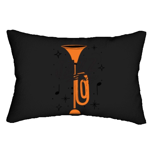 Jazz music improvisation festival Lumbar Pillows