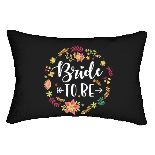 bride to be I bachelorette party Lumbar Pillows