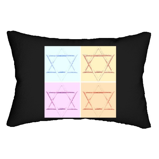 Star of David Design Lumbar Pillows