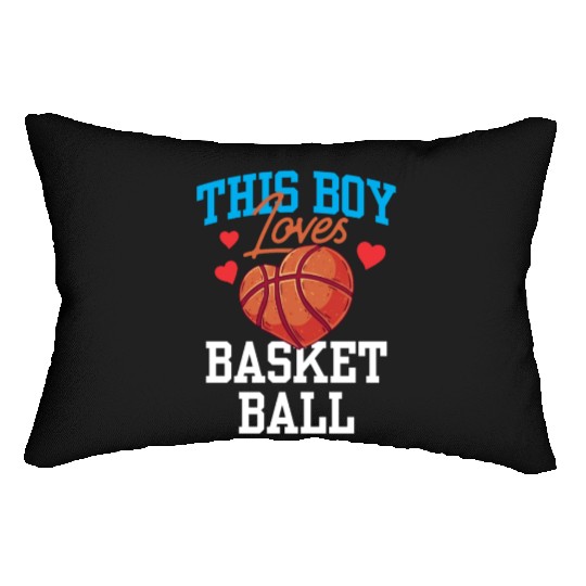 This Boy Loves Basketball Coach Match Player Team Lumbar Pillows