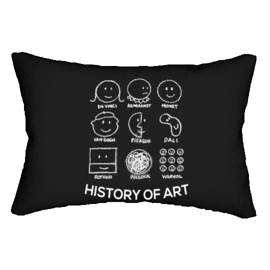 History of Art Cool Art Lover Lumbar Pillows