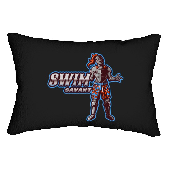 Swim Savant | Knight With Swim Trunks Lumbar Pillows