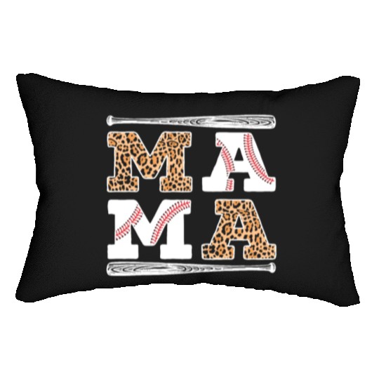 Baseball Mama Baseball Player Mothers Day Lumbar Pillows