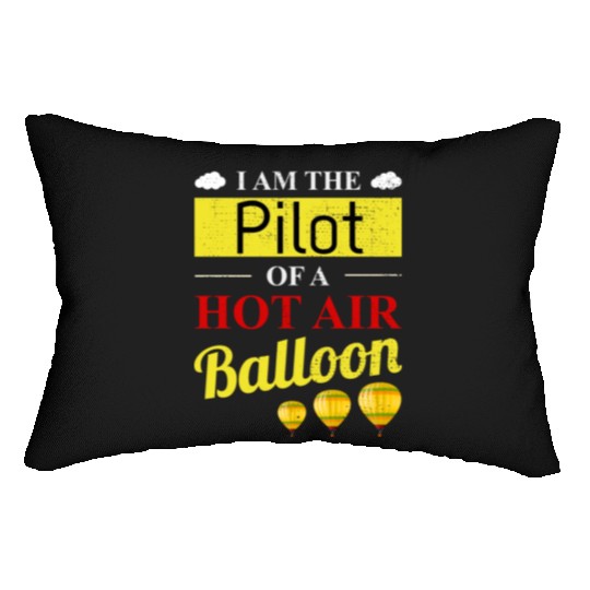 Hot Air Ballooning Hopper Balloon Ride Balloonist Lumbar Pillows