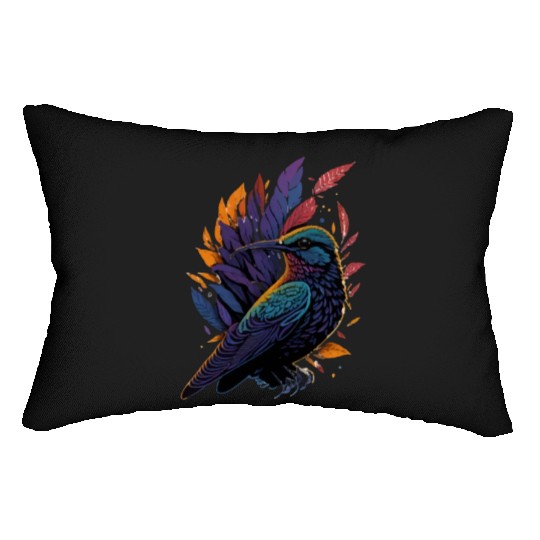 Nature Lovers - Charming Hummingbird Lumbar Pillows