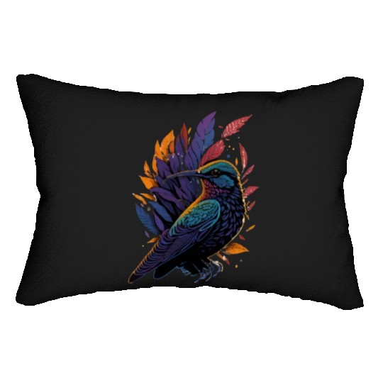Nature Lovers - Charming Hummingbird Lumbar Pillows