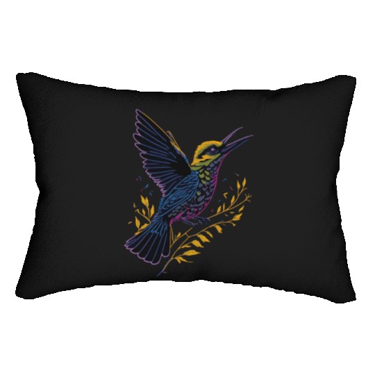 Nature Lovers - Charming Hummingbird Lumbar Pillows
