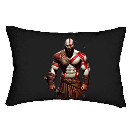 iconic Kratos, the God of War Lumbar Pillows
