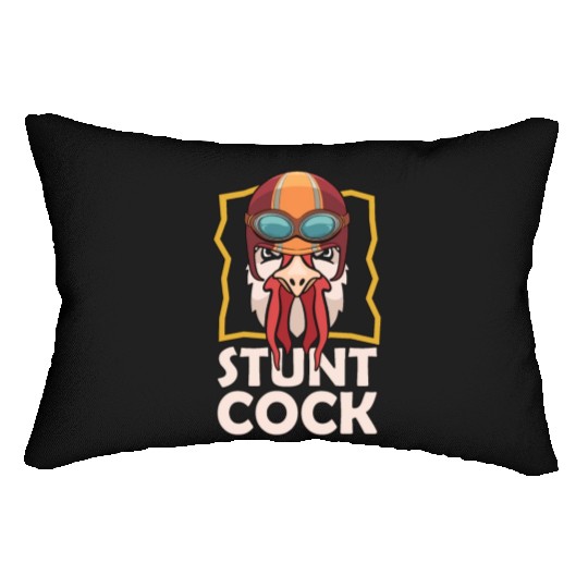Cock Stunt Cock Chicken Lovers Cock Lover Lumbar Pillows