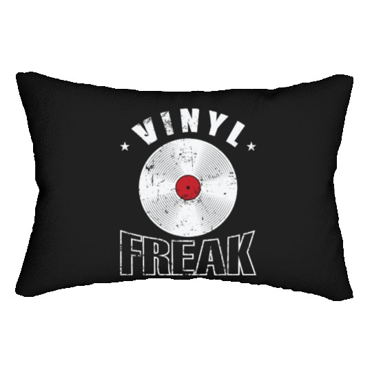 Vinyl Freak Vinyl Record Music Sound Carrier Lumbar Pillows