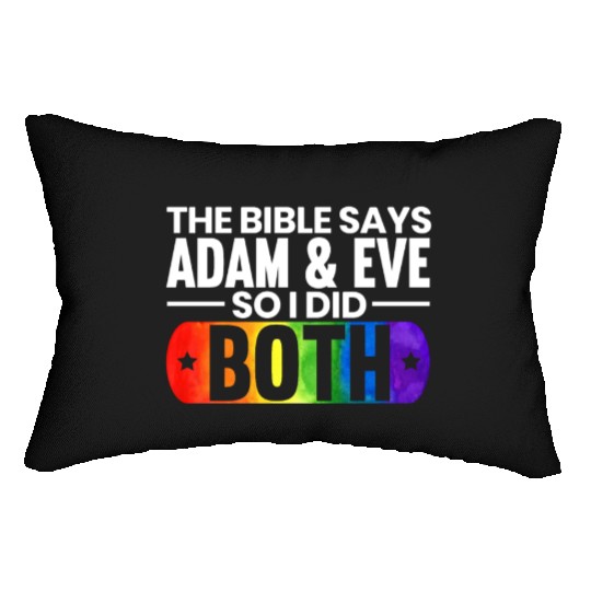 Gay Rights Rainbow Pride Month LGBTQ Gay Pride Lumbar Pillows