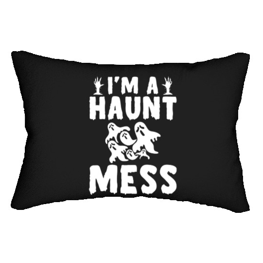 Halloween Paranormal Ghost Hunters Horror Fans Lumbar Pillows