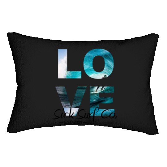 LOVE SURF Lumbar Pillows