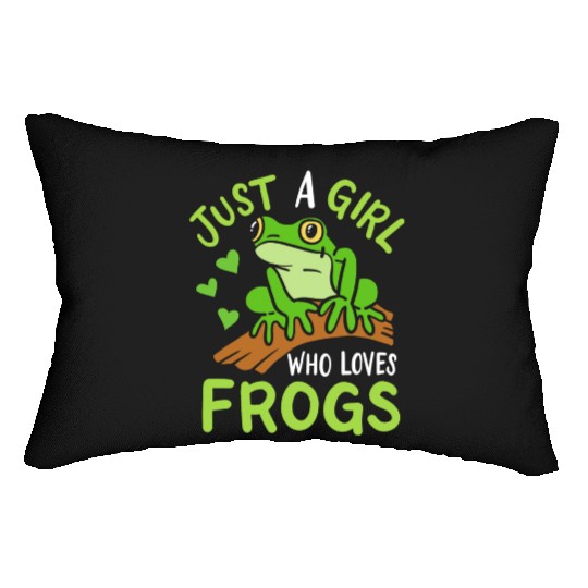 Frog Toad Frog Lover Lumbar Pillows
