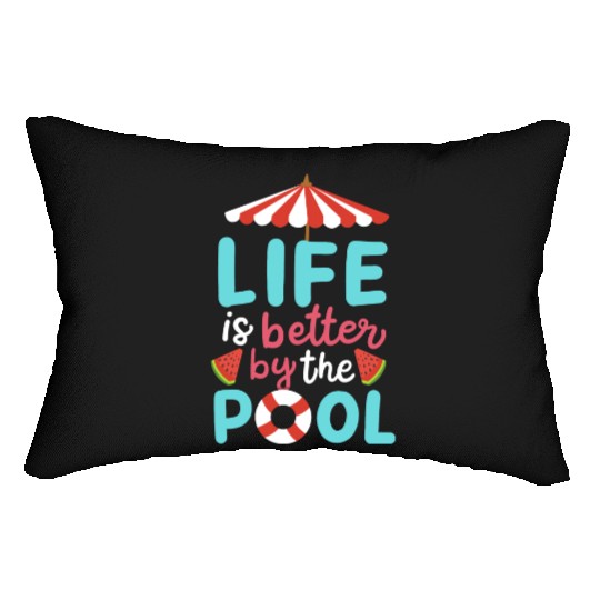 Pool Swimming Summer Lumbar Pillows