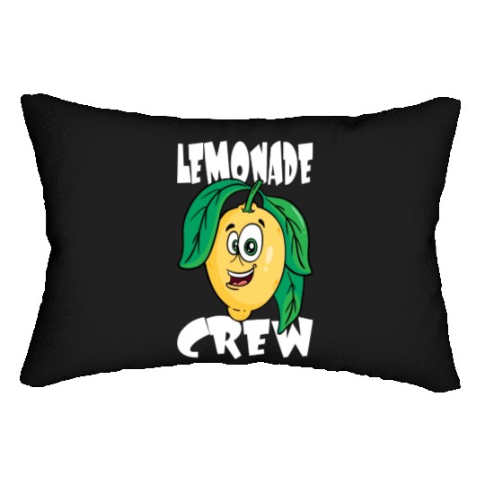 Sweet Kids Lemon Motif Lumbar Pillows