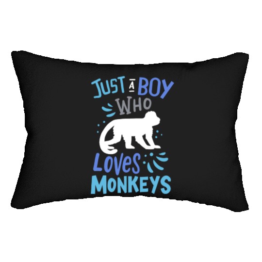 Monkeys Primate Ape Monkey Lover Lumbar Pillows