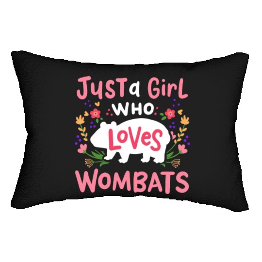 Wombat Australian Wombat Lover Lumbar Pillows