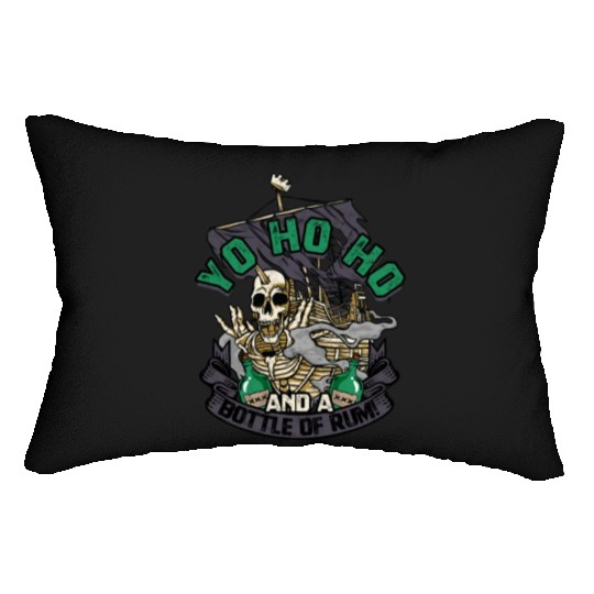Yo ho ho and a bottle of rum! - Pirate Lumbar Pillows