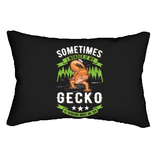 Gecko Gift Leopard Lumbar Pillows
