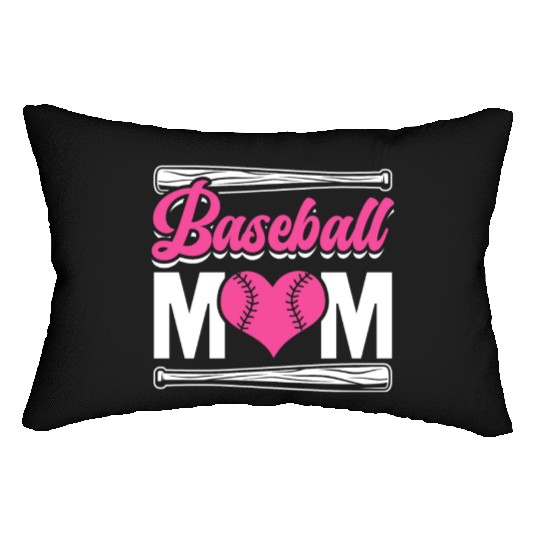 Baseball Mom Athletic Player Mother's Day Baseball Lumbar Pillows